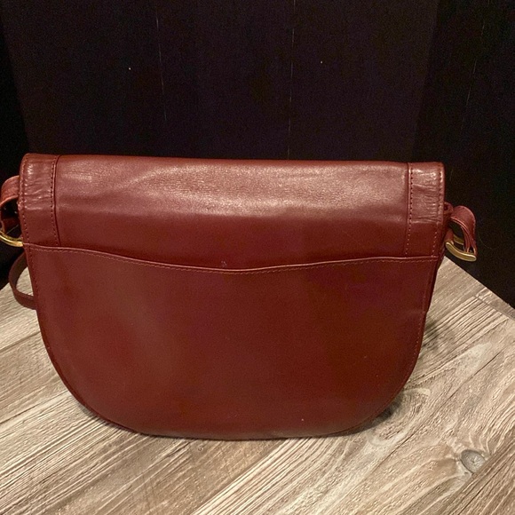 Vintage Cartier Burgundy  Calf Leather  Bag - Picture 8 of 16